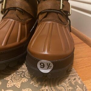 Polo by Ralph Lauren Men's Tan and Brown Boots